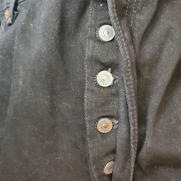 LEVIS 501 Black Jeans. BUTTON FLY Size W 50 L 32 - Picture 11 of 11